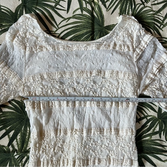 ✨SOLD✨ Audrey 3+1 • White Lace Mini Dress - Picture 8 of 11